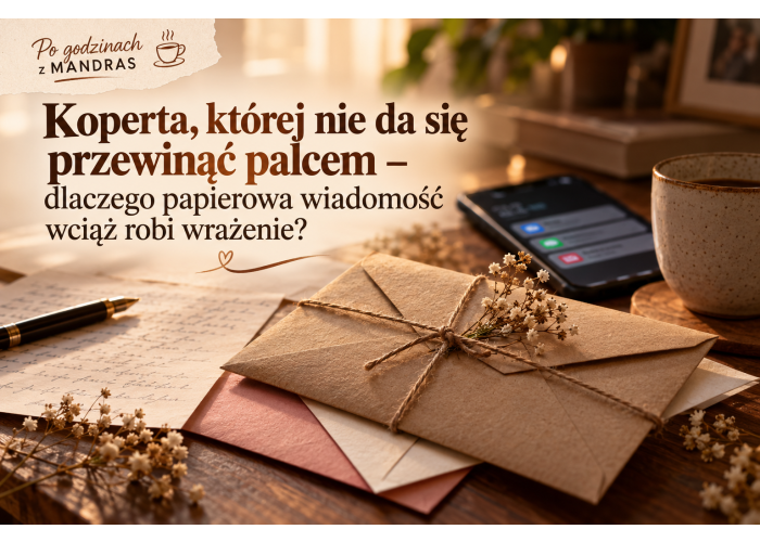 Koperta, której nie da się przewinąć palcem – dlaczego papierowa wiadomość wciąż robi wrażenie?